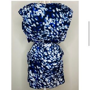 W118 by Walter Baker Blue Floral Dress Sz M